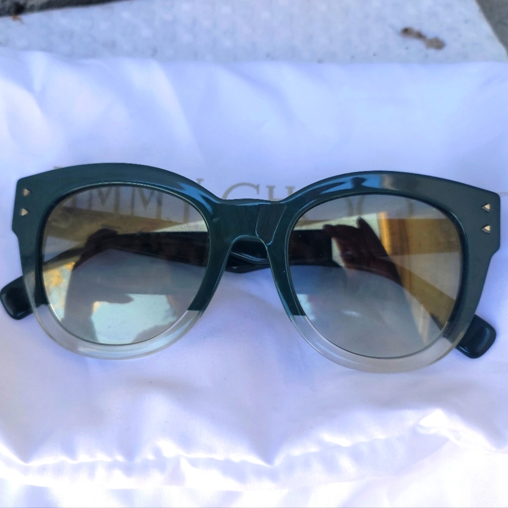 FENDI ombre green sunglasses